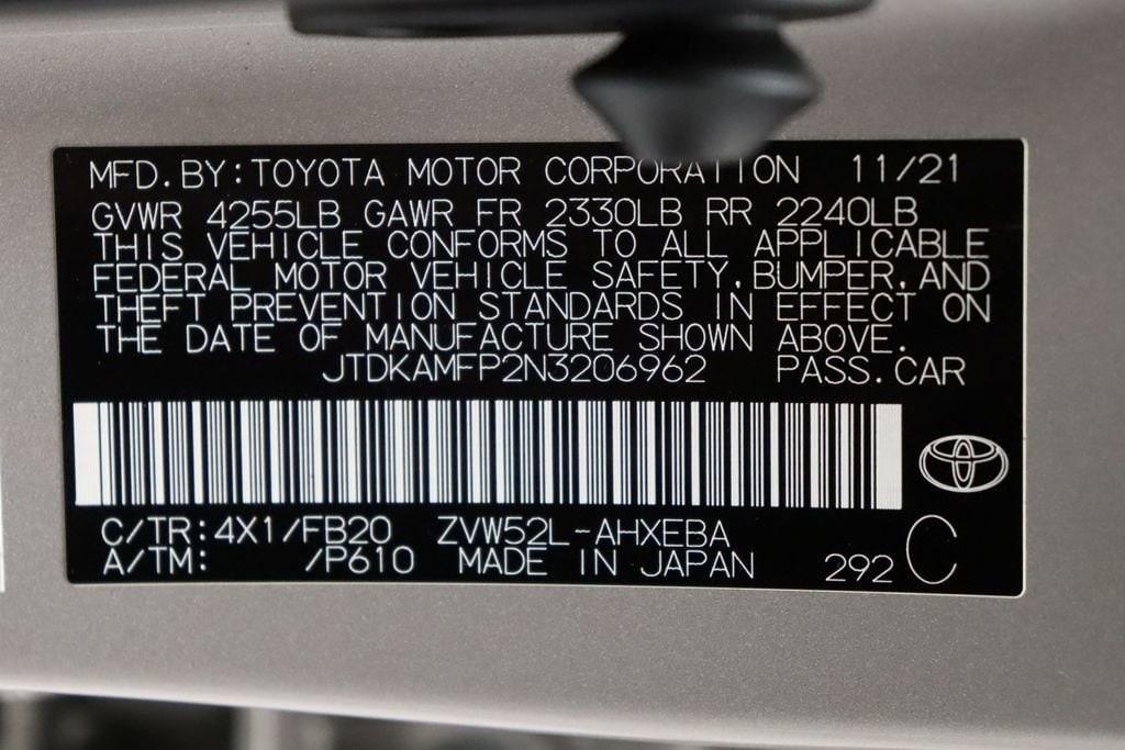 used 2022 Toyota Prius Prime car, priced at $25,357