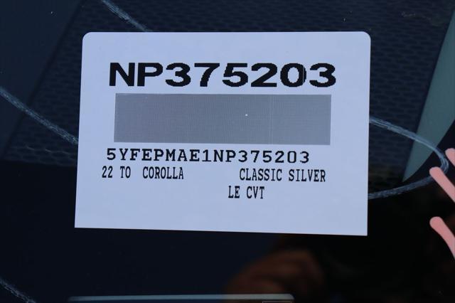 used 2022 Toyota Corolla car, priced at $17,532