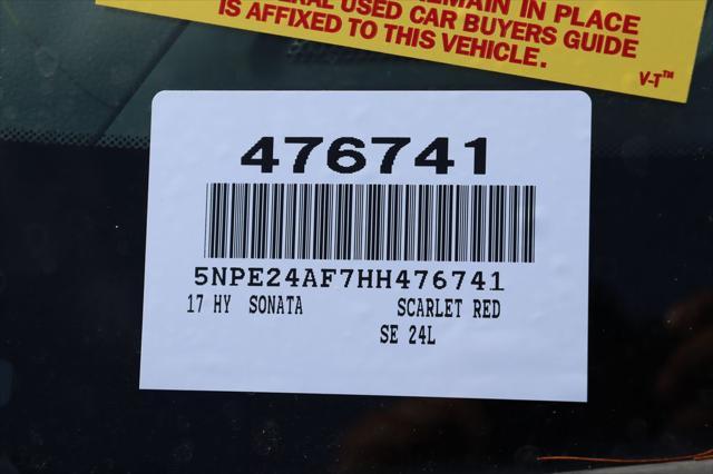 used 2017 Hyundai Sonata car, priced at $9,409