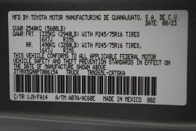 used 2023 Toyota Tacoma car, priced at $26,977