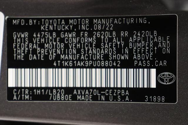 used 2023 Toyota Camry car, priced at $25,977