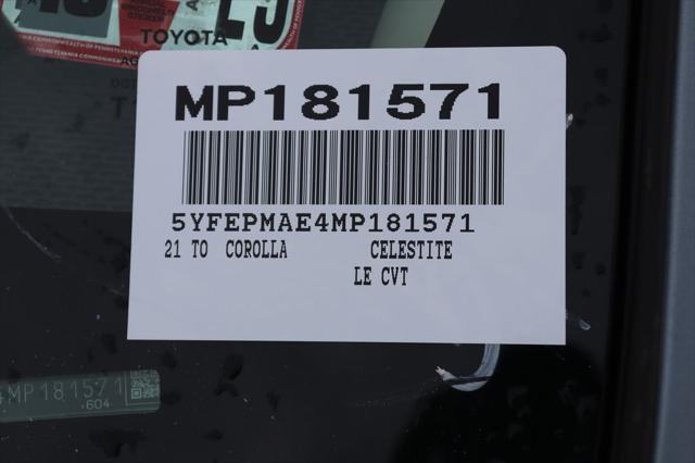 used 2021 Toyota Corolla car, priced at $17,612