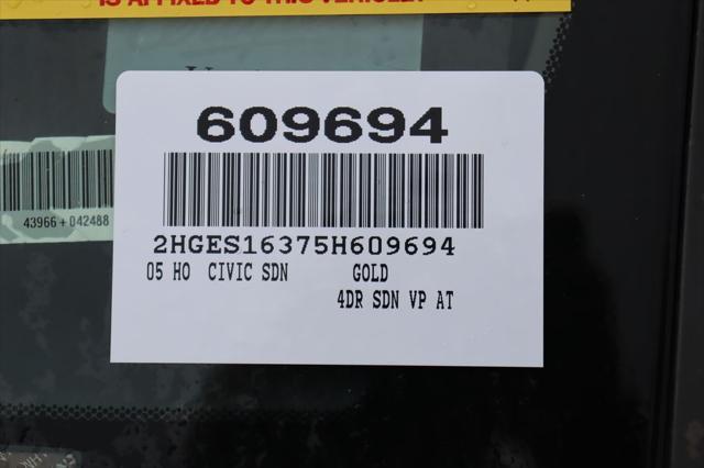 used 2005 Honda Civic car, priced at $3,549