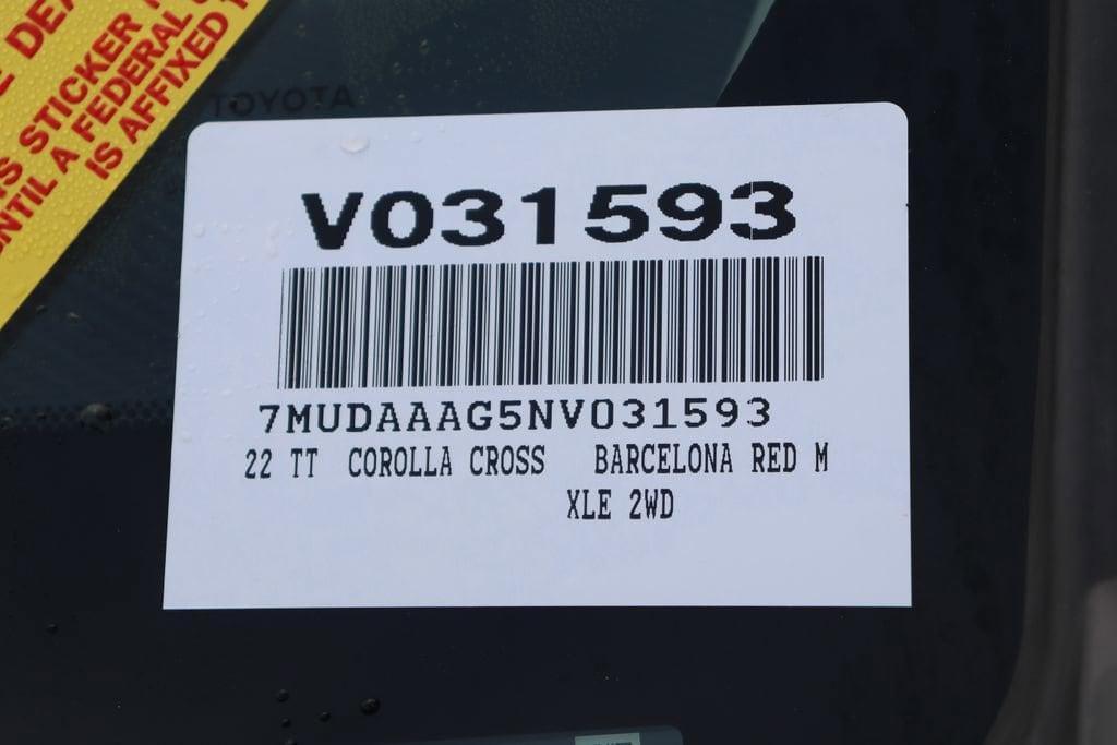 used 2022 Toyota Corolla Cross car, priced at $25,477