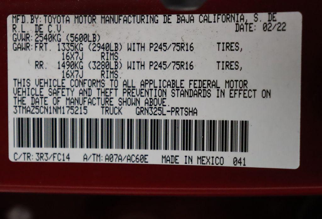 used 2022 Toyota Tacoma car, priced at $24,777