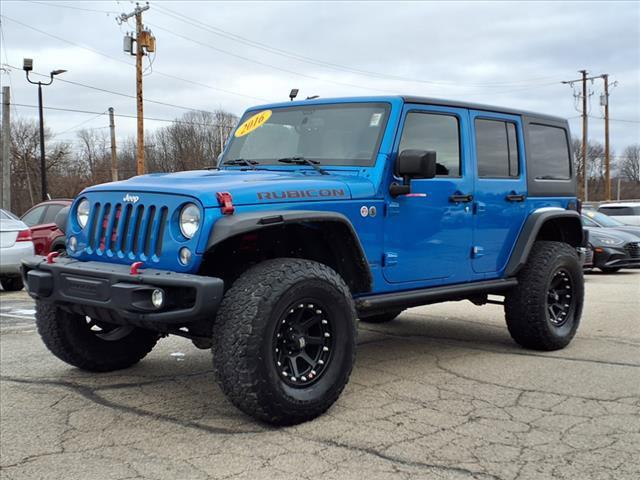 used 2016 Jeep Wrangler Unlimited car, priced at $20,769