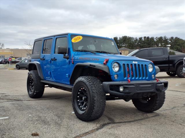 used 2016 Jeep Wrangler Unlimited car, priced at $20,769