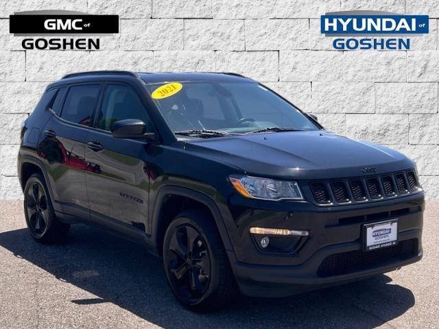 used 2021 Jeep Compass car, priced at $22,299