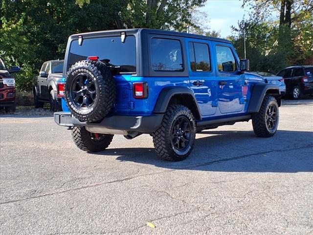 used 2021 Jeep Wrangler car, priced at $30,611