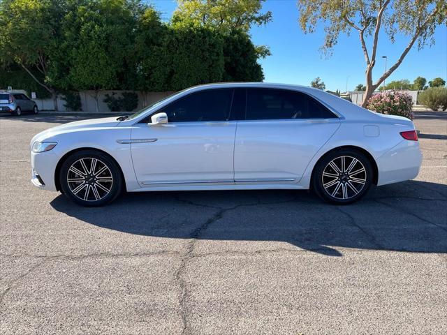 used 2017 Lincoln Continental car, priced at $20,900