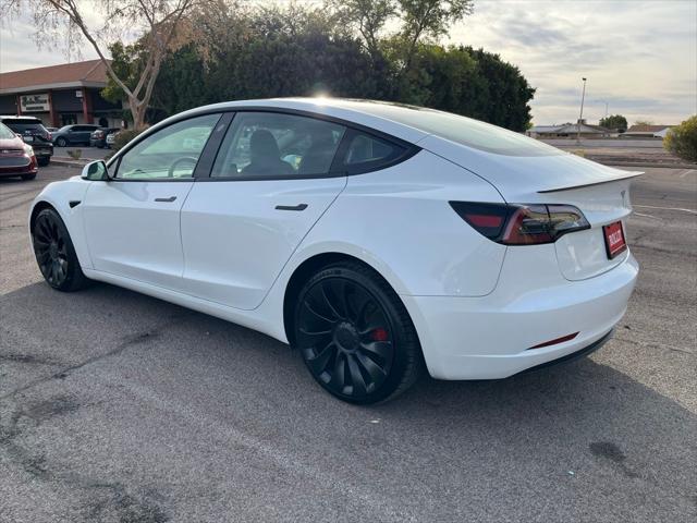 used 2023 Tesla Model 3 car, priced at $34,900