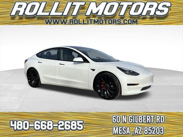 used 2023 Tesla Model 3 car, priced at $34,900