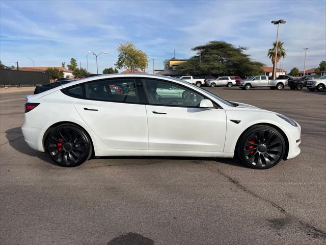 used 2023 Tesla Model 3 car, priced at $34,900