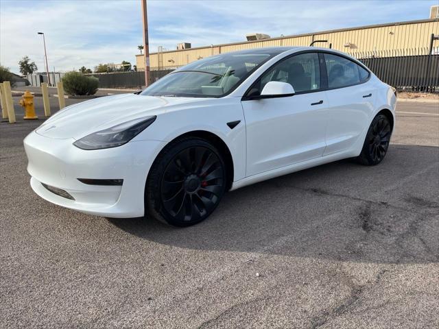 used 2023 Tesla Model 3 car, priced at $34,900