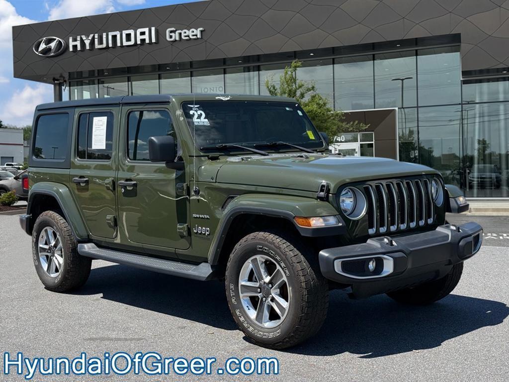 used 2022 Jeep Wrangler Unlimited car, priced at $32,029