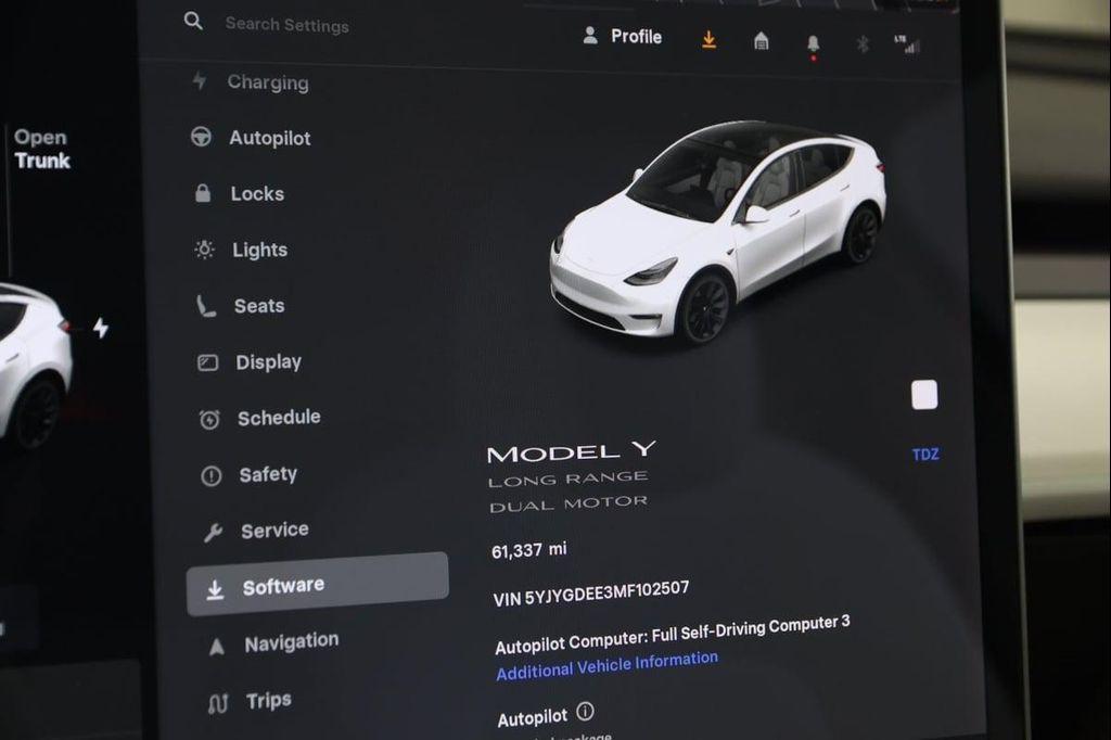 used 2021 Tesla Model Y car, priced at $26,500