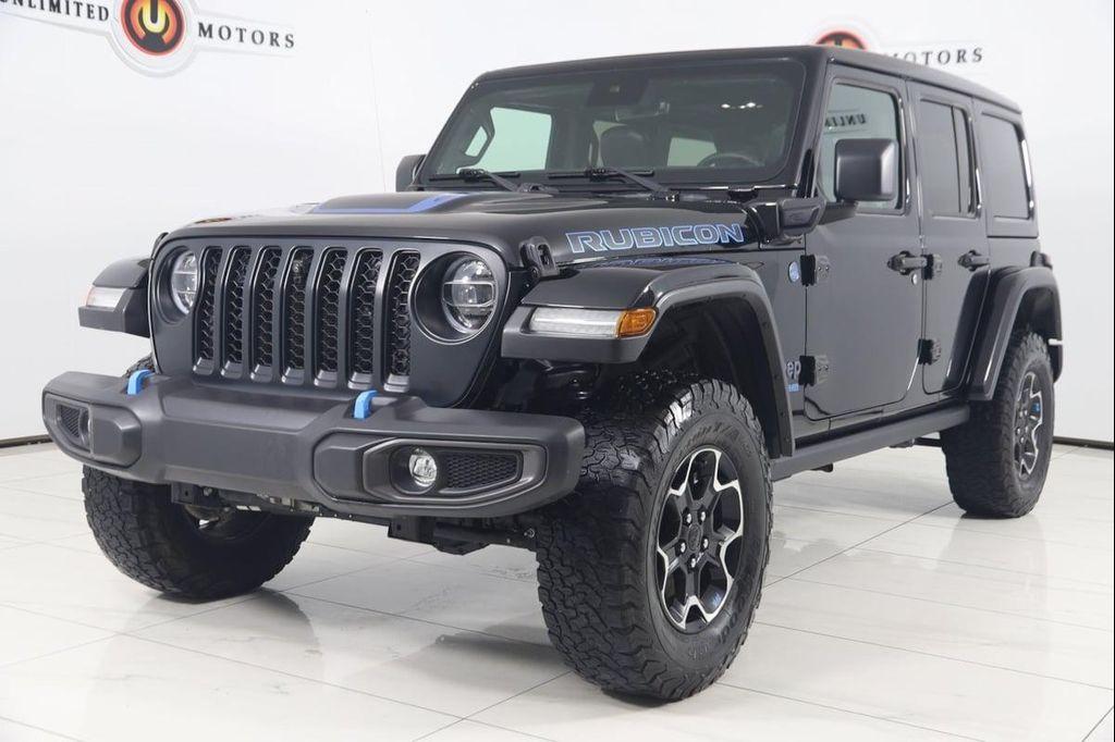 used 2022 Jeep Wrangler Unlimited 4xe car, priced at $33,990