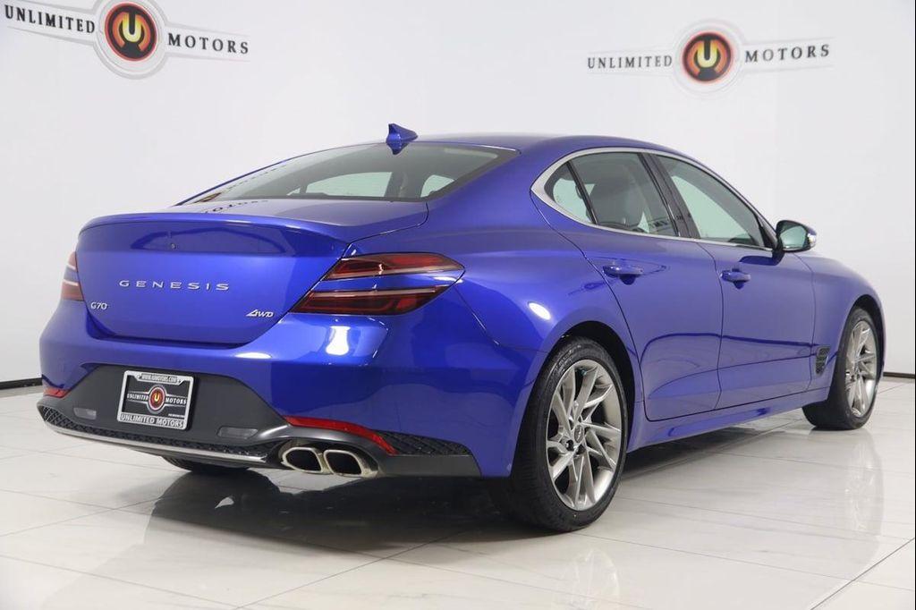 used 2022 Genesis G70 car, priced at $27,990