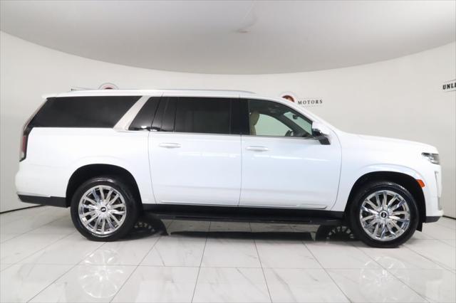 used 2021 Cadillac Escalade ESV car, priced at $64,750