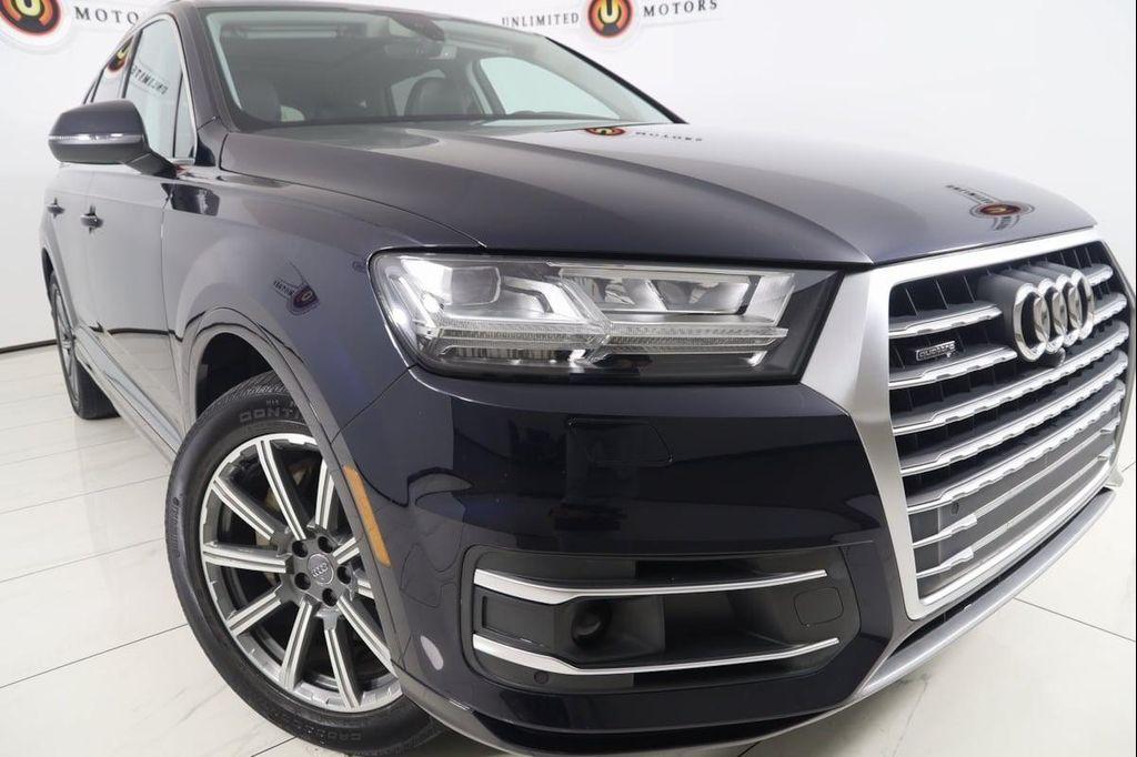 used 2018 Audi Q7 car, priced at $17,500