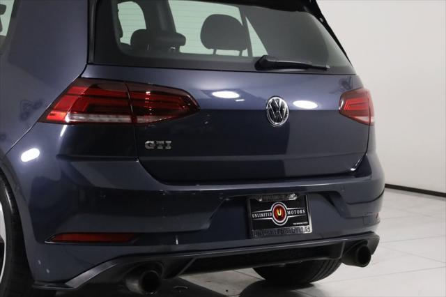 used 2018 Volkswagen Golf GTI car, priced at $16,500