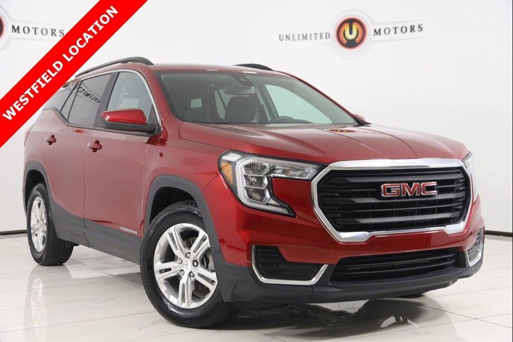 used 2022 GMC Terrain car, priced at $20,500
