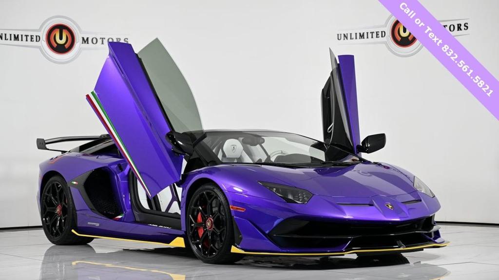 used 2021 Lamborghini Aventador SVJ car, priced at $2,000,000