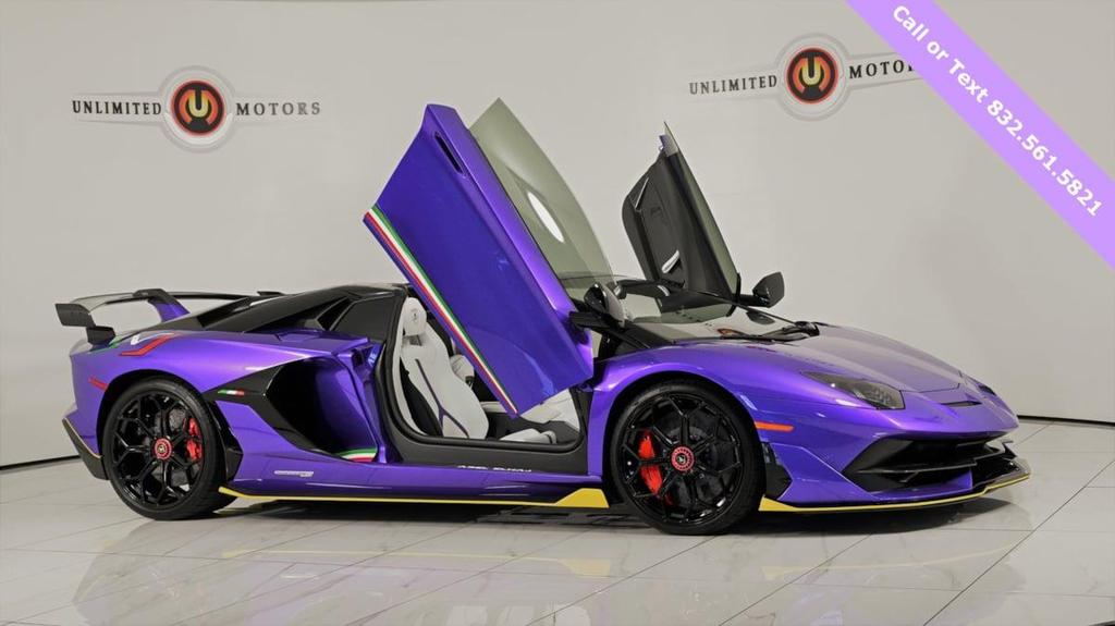 used 2021 Lamborghini Aventador SVJ car, priced at $2,000,000