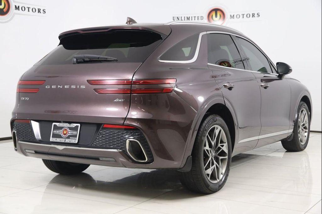 used 2022 Genesis GV70 car, priced at $31,900