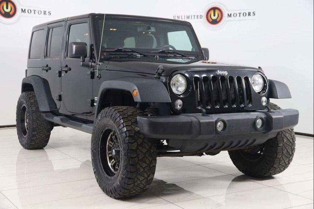 used 2014 Jeep Wrangler Unlimited car, priced at $13,500