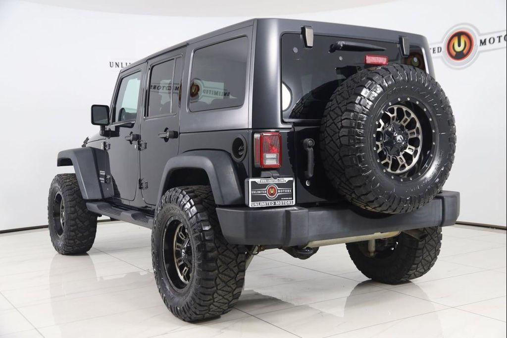 used 2014 Jeep Wrangler Unlimited car, priced at $13,500