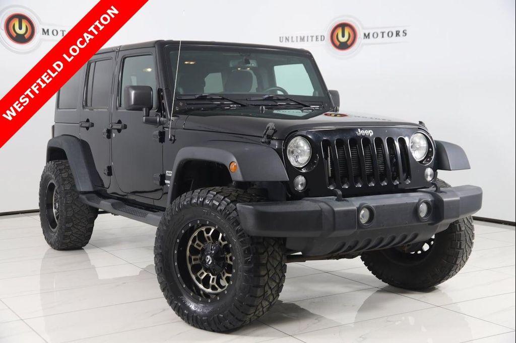used 2014 Jeep Wrangler Unlimited car, priced at $13,500
