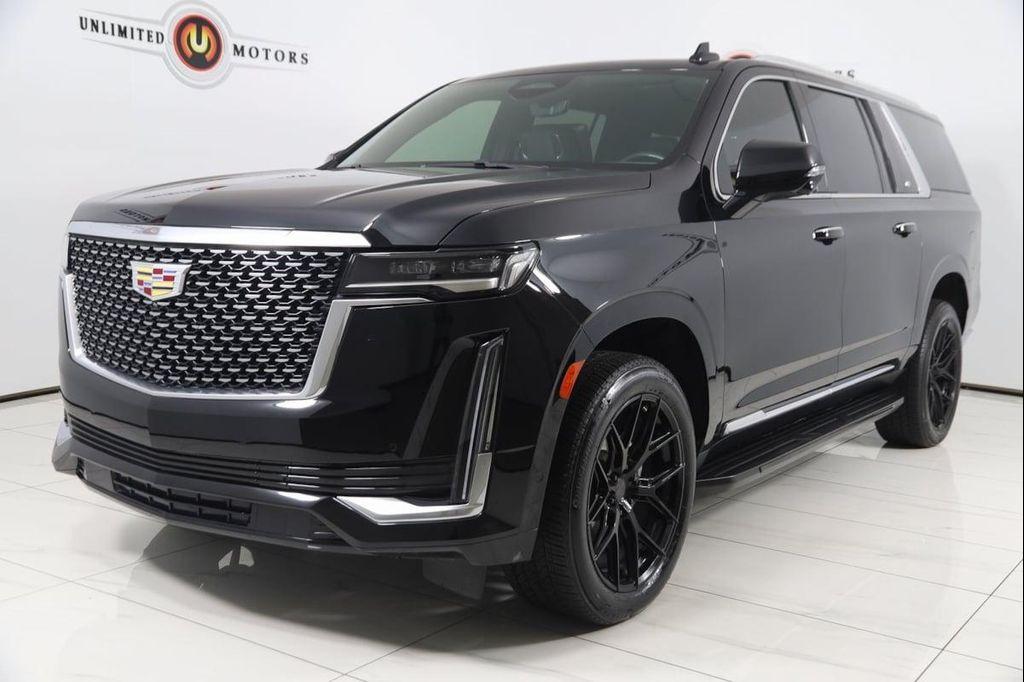 used 2021 Cadillac Escalade ESV car, priced at $63,500