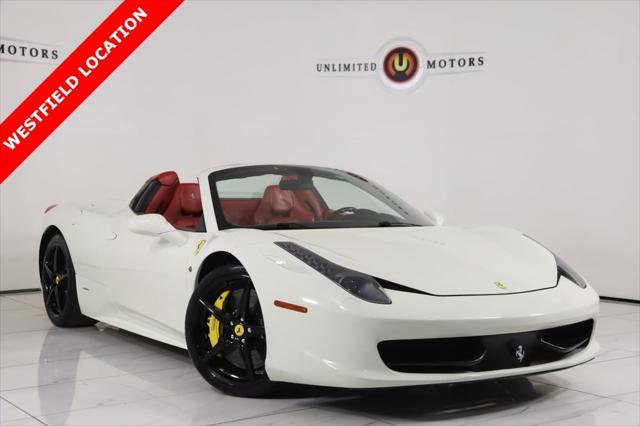 used 2014 Ferrari 458 Spider car, priced at $199,900