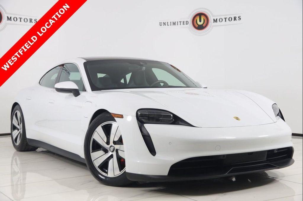 used 2020 Porsche Taycan car, priced at $56,500