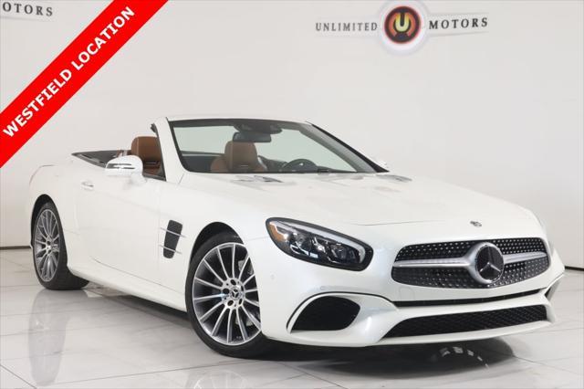 used 2020 Mercedes-Benz SL 550 car, priced at $75,000