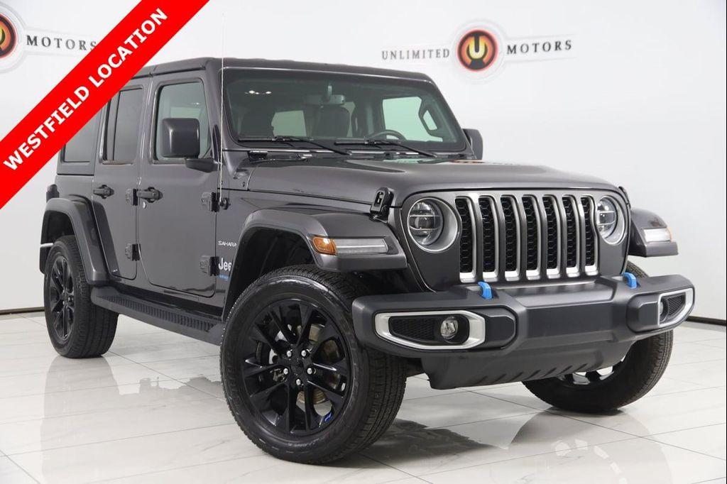 used 2022 Jeep Wrangler Unlimited 4xe car, priced at $36,000