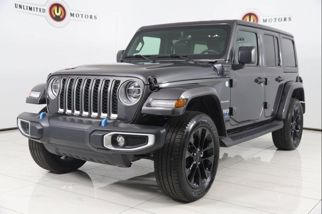 used 2022 Jeep Wrangler Unlimited 4xe car, priced at $33,990