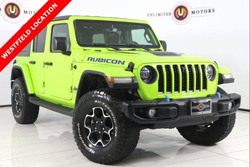used 2021 Jeep Wrangler Unlimited 4xe car, priced at $31,500