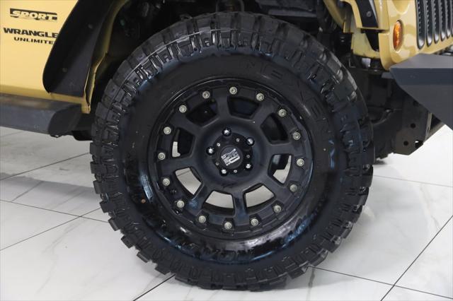 used 2013 Jeep Wrangler Unlimited car, priced at $13,490