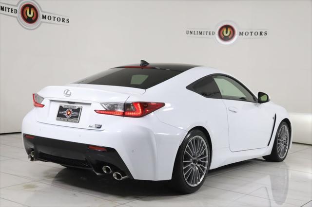 used 2016 Lexus RC F car, priced at $46,000