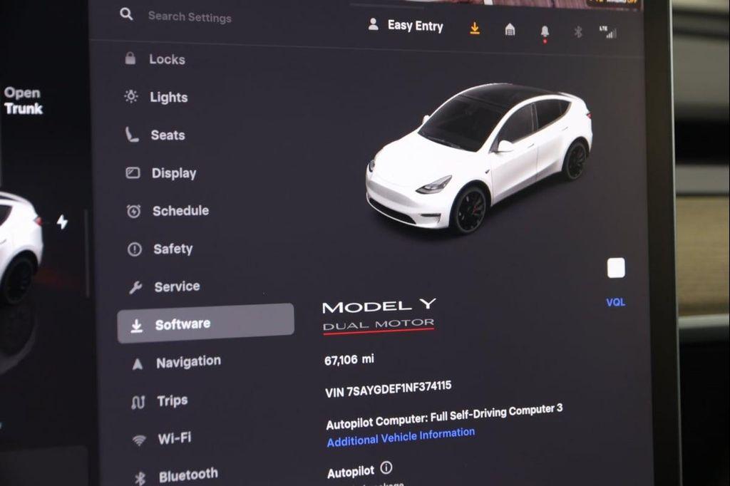 used 2022 Tesla Model Y car, priced at $27,990