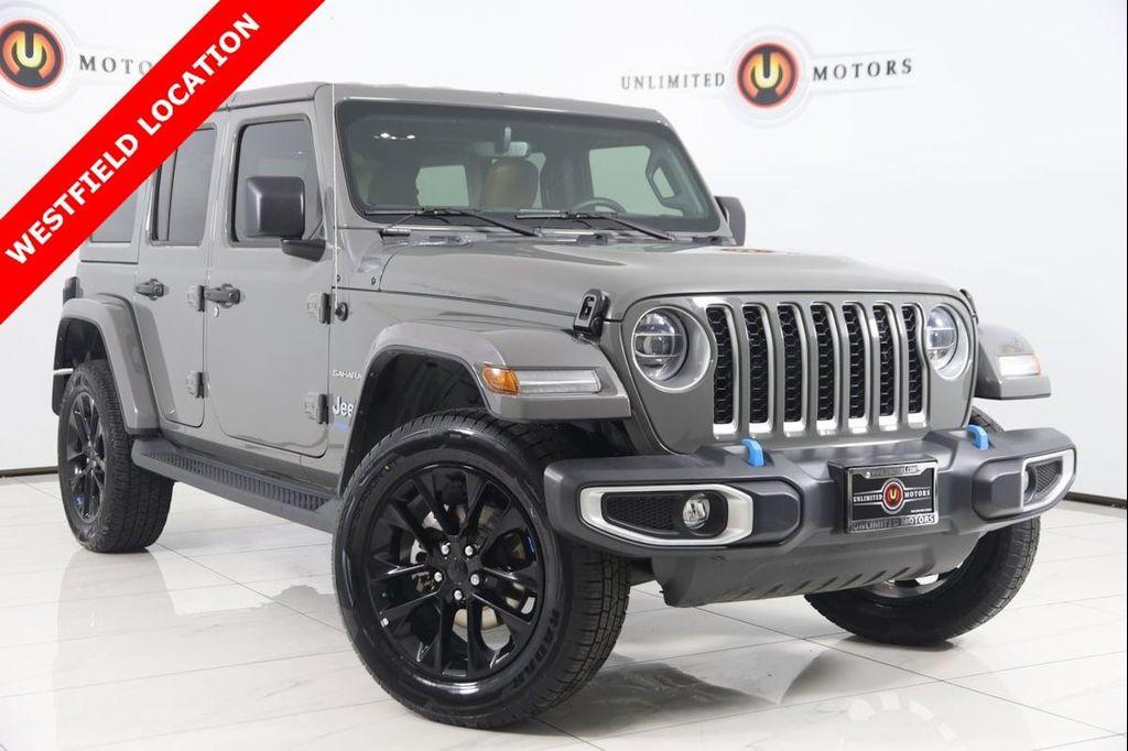 used 2022 Jeep Wrangler Unlimited 4xe car, priced at $34,490