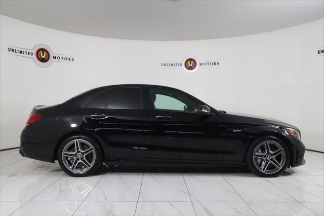 used 2021 Mercedes-Benz AMG C 43 car, priced at $39,995