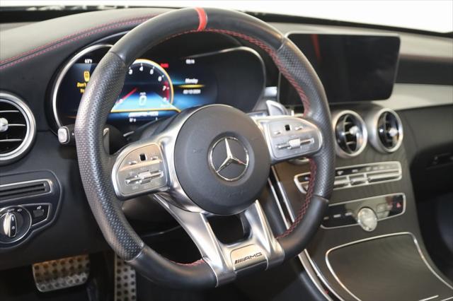 used 2021 Mercedes-Benz AMG C 43 car, priced at $39,995