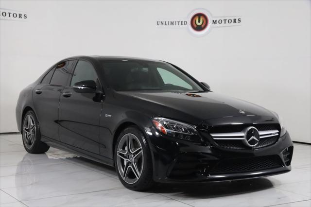 used 2021 Mercedes-Benz AMG C 43 car, priced at $39,995