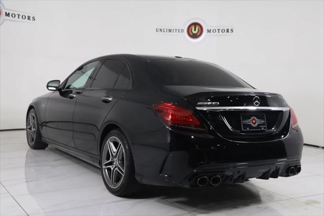 used 2021 Mercedes-Benz AMG C 43 car, priced at $39,995