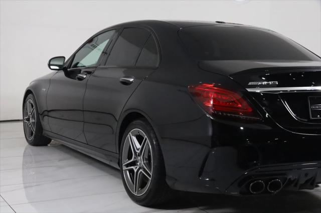 used 2021 Mercedes-Benz AMG C 43 car, priced at $39,995