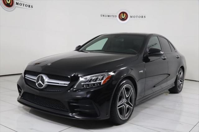 used 2021 Mercedes-Benz AMG C 43 car, priced at $39,995