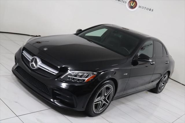 used 2021 Mercedes-Benz AMG C 43 car, priced at $39,995